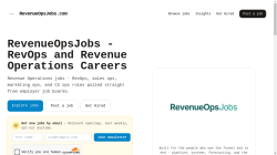 RevenueOpsJobs job board - RevOps and Revenue Operations Careers