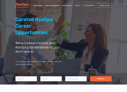 RevOps Careers job board - Curated RevOps career opportunities