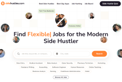 SideHustles job board - Side Hustles, Gigs and Part-time Jobs
