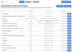 SkiSeasonaires job board - Jobs for Ski Seasonaires