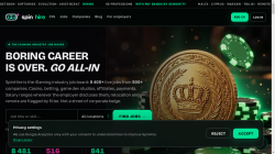 SpinHire job board - iGaming jobs across Europe and remote — casino, betting, game studios, affiliates