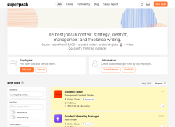 Superpath job board - The Best Content Marketing & Freelance Job Board  - Superpath