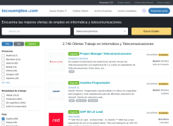 Tecnoempleo job board - The largest jobs site in Computer Science and Technology