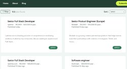 topsalaries.tech job board - Fully remote 6 figure jobs