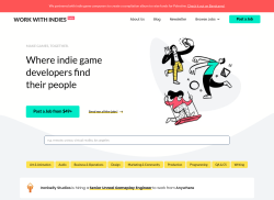 Work With Indies job board - Make Games, Together