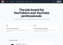 YT Careers job board - YT Careers - The job board around the world of YouTube