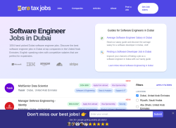 Zero Tax Jobs job board - Tax-Free Software Engineer Jobs in Dubai - Zero Tax Jobs