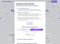 Zuhausejobs job board - Remote / Homeoffice Jobs in Germany, Austria & Switzerland 🇩🇪 🇦🇹🇨🇭
